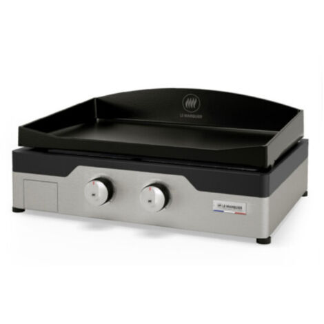plancha a gas 5400w piastra in ghisa smaltata 60x40cm - PLSA260D - le marquier