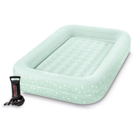 materasso singolo gonfiabile intex "baby" in pvc 107x168x25 cm - cod. 66810np