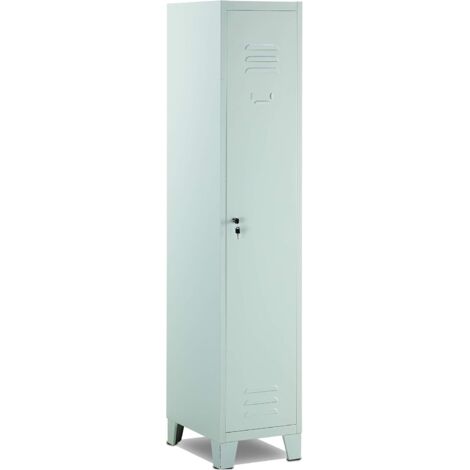 armadietto spogliatoio essenza in metallo 1 posto 36x50x180 cm (1/4)