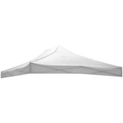 Telo tetto di ricambio in tessuto impermeabile per gazebo richiudibile Bianco 300x450 cm