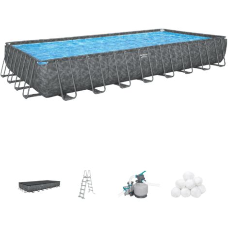 Bestway 561KJ Set piscina fuori terra APX 365 da 956x488x132 cm