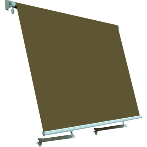 tenda da sole a caduta con bracci essenza marrone 245x245 cm - p1018 (1/9)