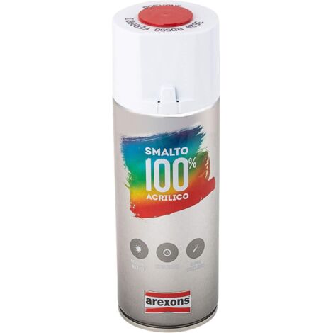 Bomboletta spray smalto 100% acrilico 3624 rosso ferrari arexons