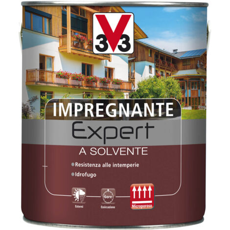 Impregnante a solvente protettivo per legno Expert noce chiaro 3 litri