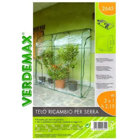 VERDEMAX TELO RICAMBIO SERRA CLEMATIS 200x100x215 CM ACCESSORI PROTEZIONE PIANTE