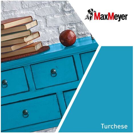 MaxMeyer Smalto Brillante all'acqua Poliuretanico Turchese 0,125 l