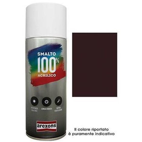 SMALTO SPRAY PER LATTONERIA ml 400 Testa di moro AREXONS 6 PZ