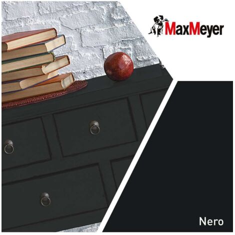 Smalto brillante MaxMeyer ad acqua lt.2 nero