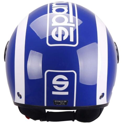 casco moto sparco sp601 blu/bianco tg.m