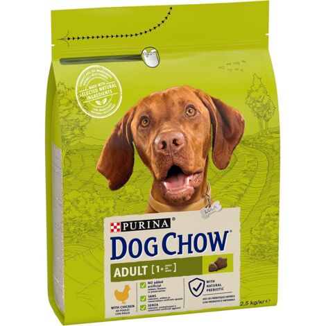 crocchette per cani purina "tonus dog chow" adulto di tutte le taglie con pollo 2,5 kg (1/5)
