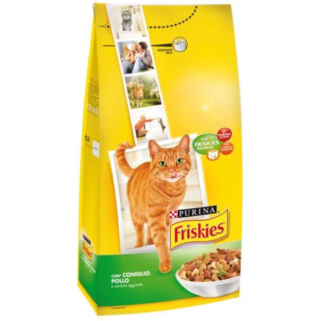 crocchette per gatto adulto "vitality" con coniglio, pollo e verdure, 2kg - purina