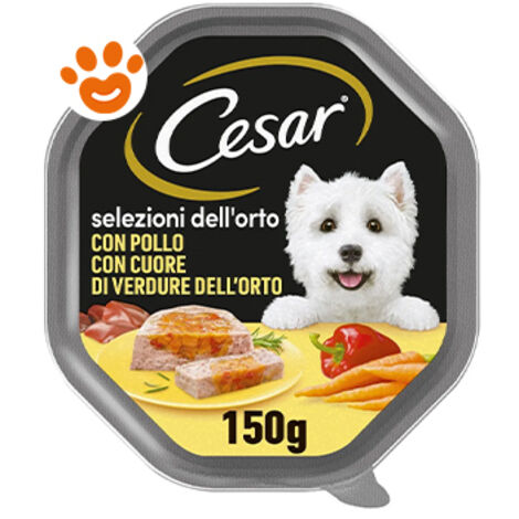 Cesar Cane Selezioni dell'Orto 150gr Pollo con Cuore di verdure