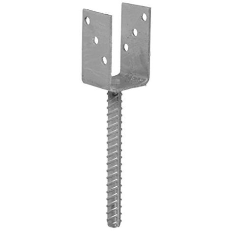supporto a "u" per pali 101 x 65 x 105 x 200 mm.