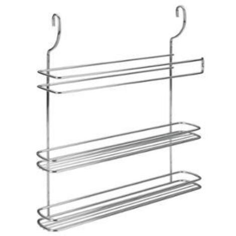 mensola 3 piani porta rotoli da cucina lonardo cm. 35x8x