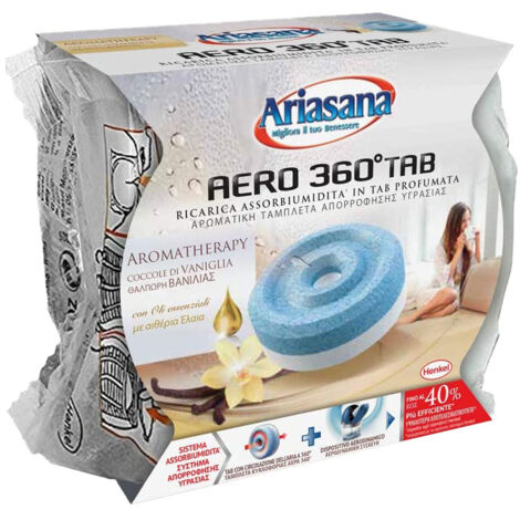 ricarica universale in tab "aero 360°" fiori di campo 450 grammi - ariasana