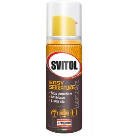 lubrificante antiblocco per serrature e porte svitol easy serrature, 50 ml
