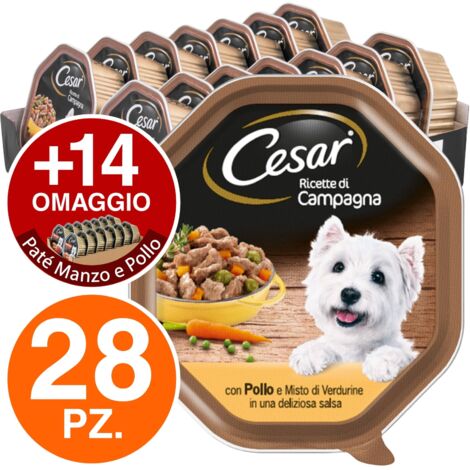 Cesar Cane Ricette di Campagna 150gr Pollo Verdure e Prezzemolo