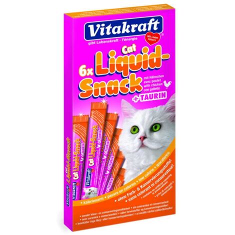cat liquid snack taurina