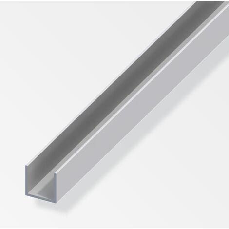 canale u alluminio arg 8,2 x 10,1x1,3 1 metro. (1/2)