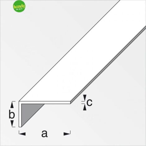angolare 20x15x1 acciaio laminato - 1 metro.