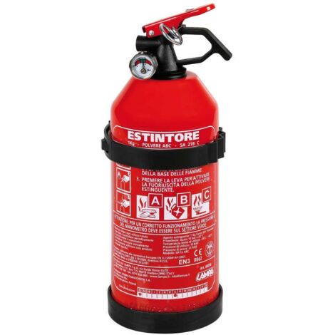 estintore kg. 1 abc omol. con manico  68056