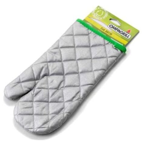 guanto argento per barbecue - 30 cm (1/2)