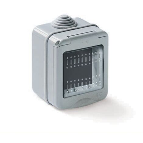contenitore parete ip55 2 moduli serie mylife.