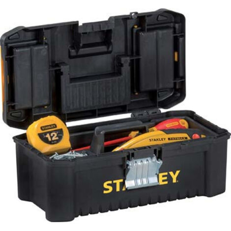 cassetta porta utensili stanley "essential 12,5" in polipropilene 32x18,8x13,2 cm