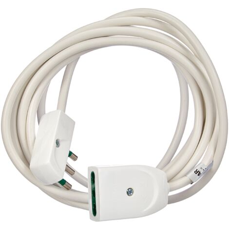 cavo prolunga 3 metri bianco 3g1+spina piatta - vimar. (1/3)