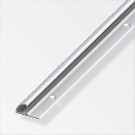 PROFILO DI CHIUSURA 26X13 ALLUMINIO ARGENTO 1 METRO