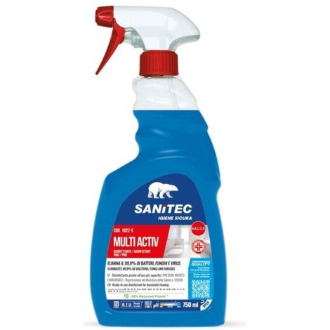 disinfettante pronto all'uso "multi activ bagno" - 750 ml.