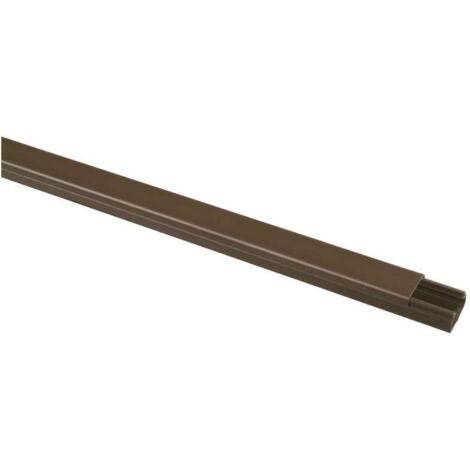 poly pool - 2 m canale portacavo 20 mm x 15 mm marrone