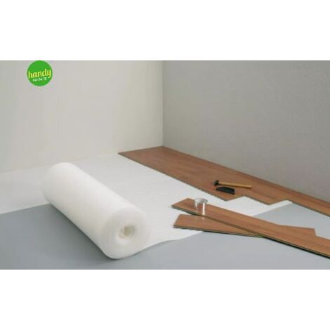 tappetino sottopavimento per laminato - spessore 2 mm rotolo da 25 mq
