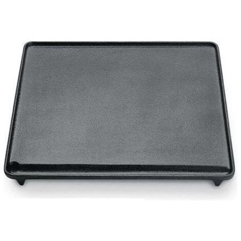 piastra di cottura per alimenti ompagrill in ghisa smaltata liscia 40x43cm
