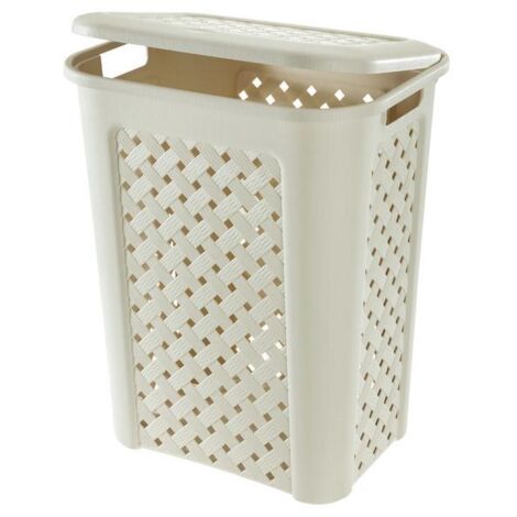 Tontarelli Cesta Portabiancheria Arianna 50L - Angora