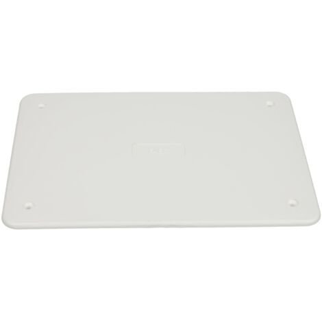 poly pool - coperchio per scatola di derivazione da incasso dimensione 153 x 98 mm bianco