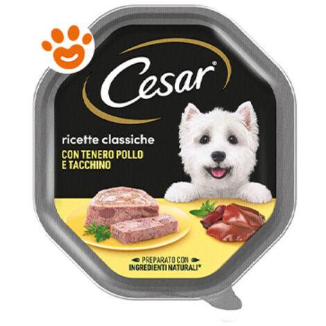 Cesar Cane Ricette Classiche 150gr Pollo e Tacchino