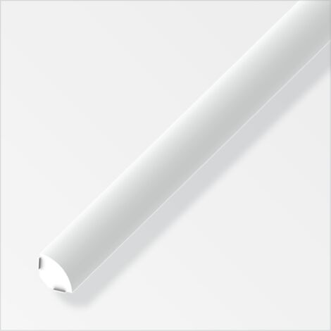 profilo autoadesivo chiuso 14mm pvc bianco - 1 metro.