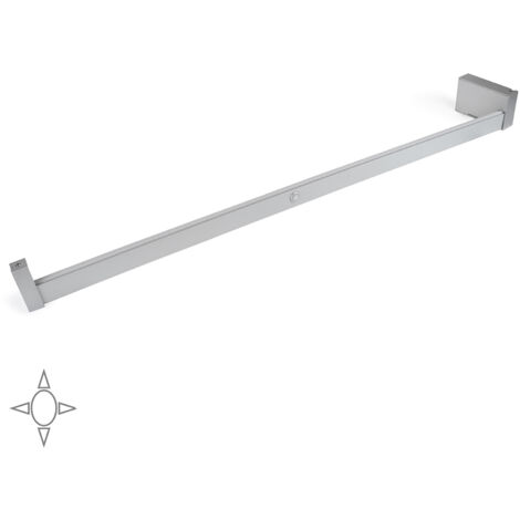 barra appendiabili per armadi regolabile 858-1.008 mm batteria rimovibil e sensore di movimento anodizzato opaco - emuca.
