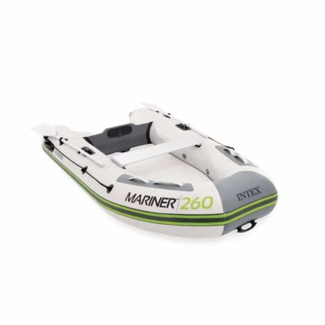canotto gommone gonfiabile intex "mariner 260" 2 posti 259x155x41 cm - cod. 68395np (1/4)
