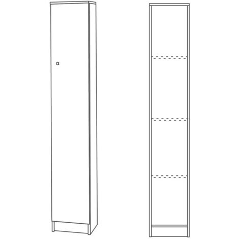 mobile colonna bianco fiammato, 31x183x34 cm