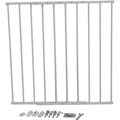 King Home Cancelletto bimbi SMART in metallo bianco 59x76h cm