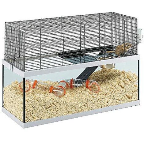 gabbia per gerbilli e criceti "gabry 80", 79x30,5x51 cm - ferplast