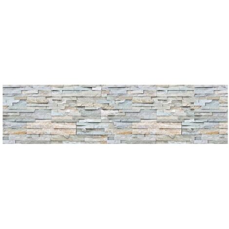 paraschizzi xl "grey stones" in pvc, 180x45 cm