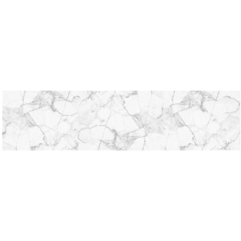 paraschizzi xl "white marble" in pvc, 180x45 cm