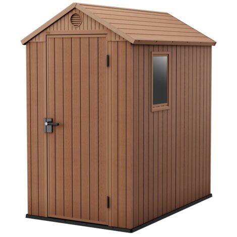 Keter Casetta da Giardino in Resina DARWIN 4x6 Wood (1/10)