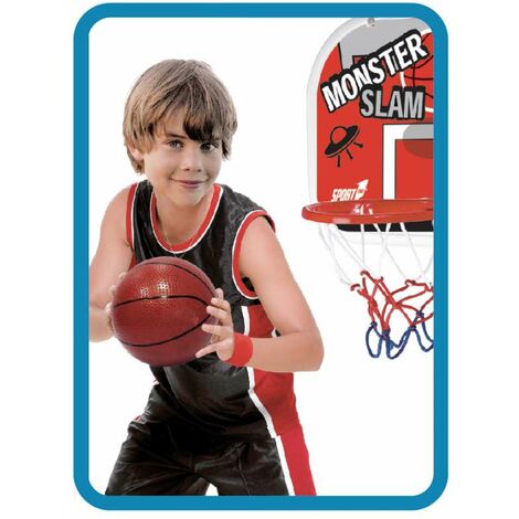 mini piantana basket per bambini monster slam