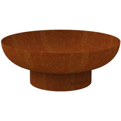 SvenskaV Braciere In Acciaio Inox, Diametro 63 Cm, Altezza 36 Cm, Spessore 2,5 Mm, Design Moderno Per Giardino E Terrazza, Fatto A Mano