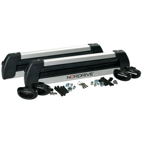 portasci nordrive "nordic-king evo aluminium nk-40" argento - n40010