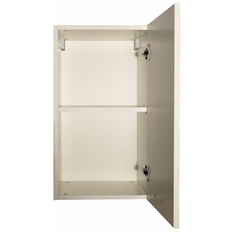 Pensile cucina 40x32xH72 cm in legno Bianco frassinato Bianco